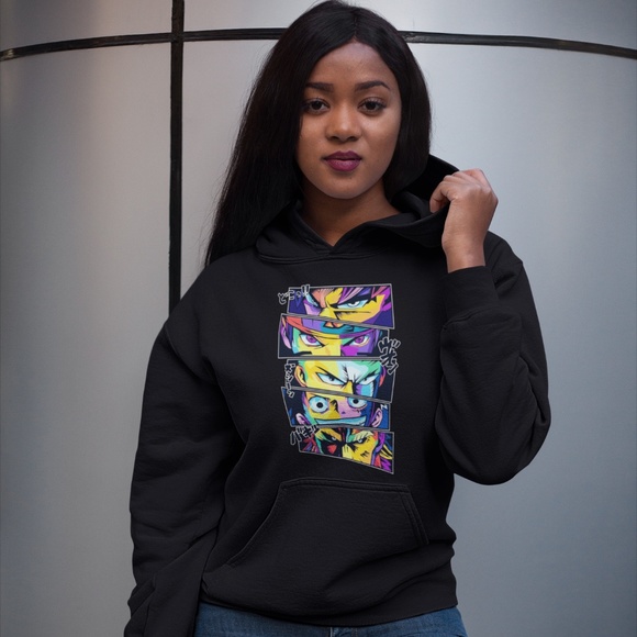 CREATIVE  ANIME NEW - DESIGN:: UNISEX CUSTOM HOODIE - Picture 3 of 10